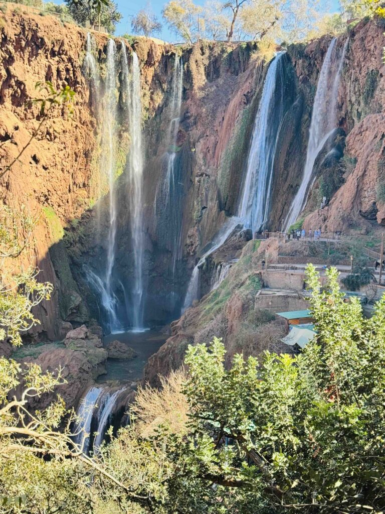 Highest waterfall in Morocco - Ouzoud Waterfalls.